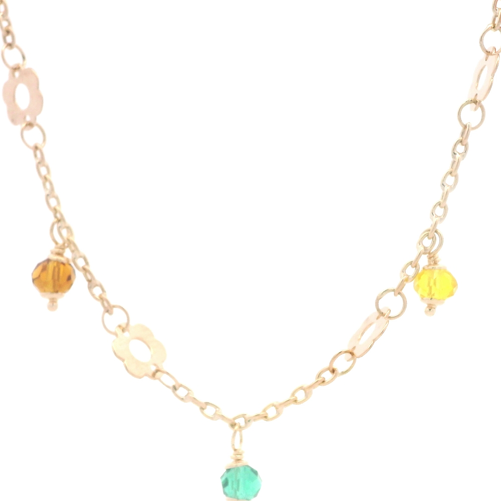 Cadena de Oro Amarillo 18K Limada 