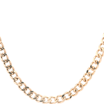 Cadena de Oro Amarillo 18K Barbada  