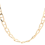 Cadena de Oro Amarillo 18K Banana  