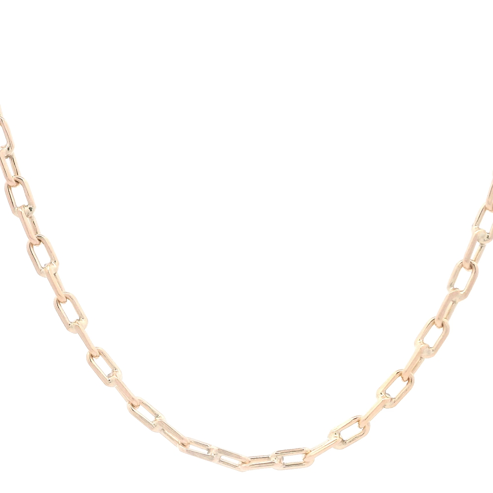 Cadena de Oro Rosado  18KLimada  