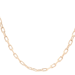 Cadena de Oro Rosado  18KLimada  