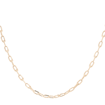 Cadena de Oro Amarillo 18K Limada  