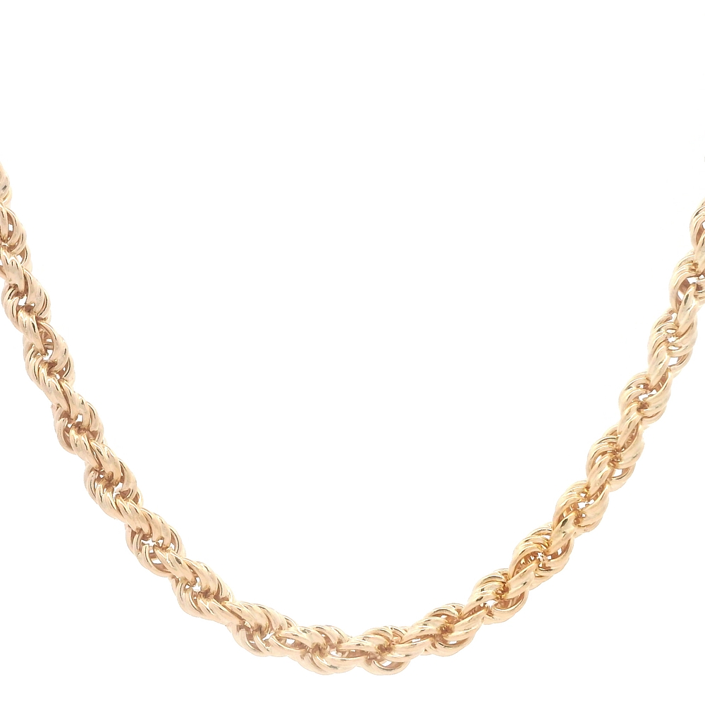 Cadena de Oro Amarillo 18K Tourbillon Tubular 