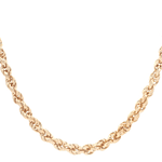 Cadena de Oro Amarillo 18K Tourbillon Tubular 