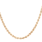 Cadena de Oro Amarillo 18K Tourbillon Tubular 