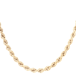 Cadena de Oro Amarillo 18K Tourbillon Tubular  