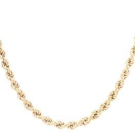 Cadena de Oro Amarillo 18K Tourbillon Tubular  