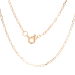 Cadena de Oro Amarillo 18K Limada  