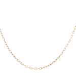 Cadena de Oro Amarillo 18K Limada   