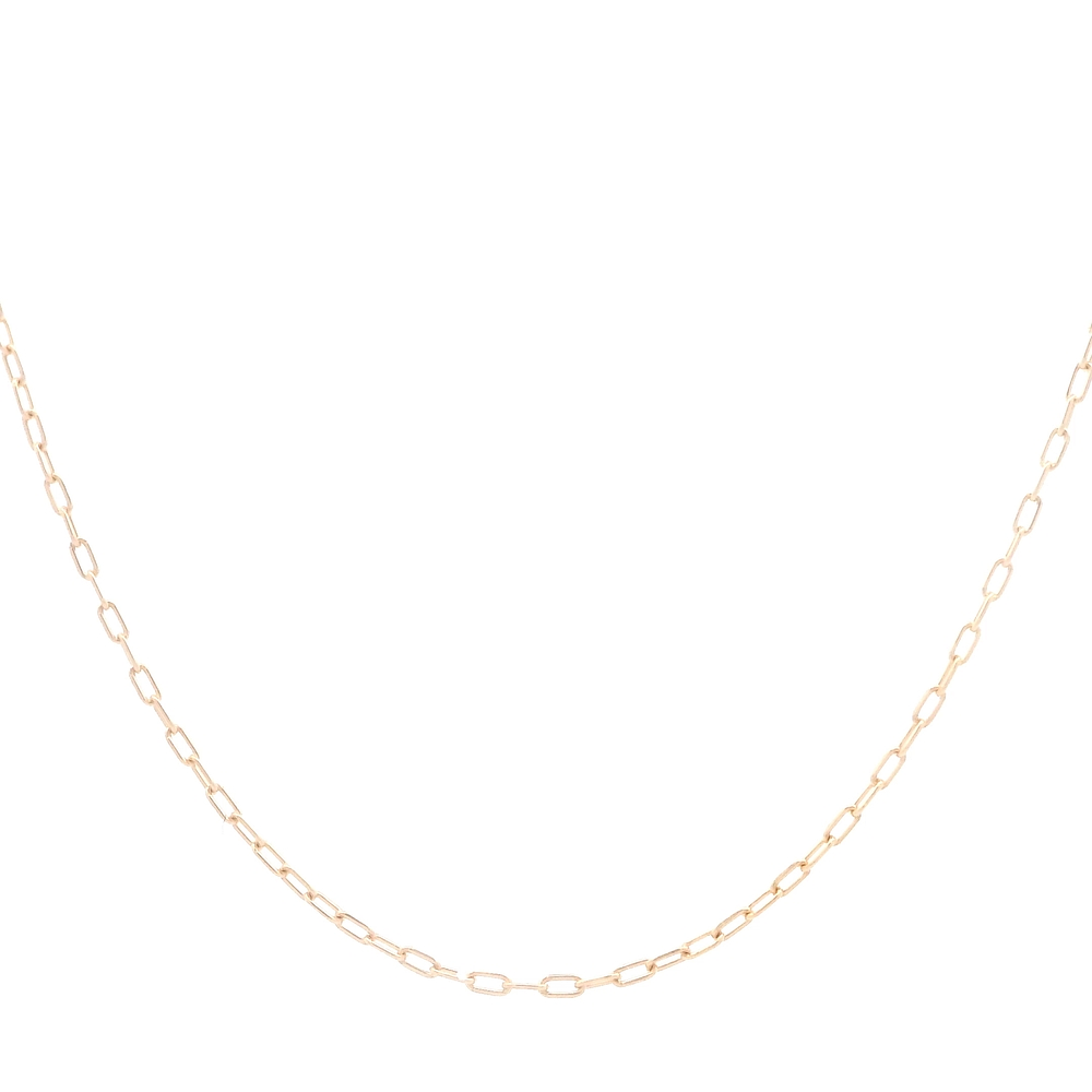 Cadena de Oro Amarillo 18K Limada  