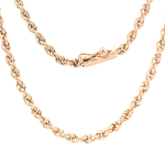 Cadena de Oro Amarillo 18K Tourbillon Tubular 