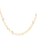 Cadena de Oro Amarillo 18K Garibaldi Espiral 