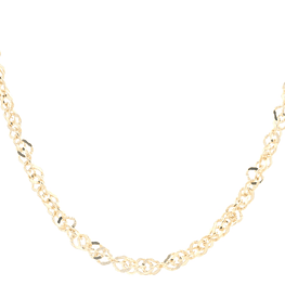 Cadena de Oro Amarillo 18K Garibaldi Espiral 