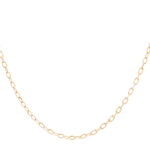 Cadena de Oro Amarillo 18K Limada  