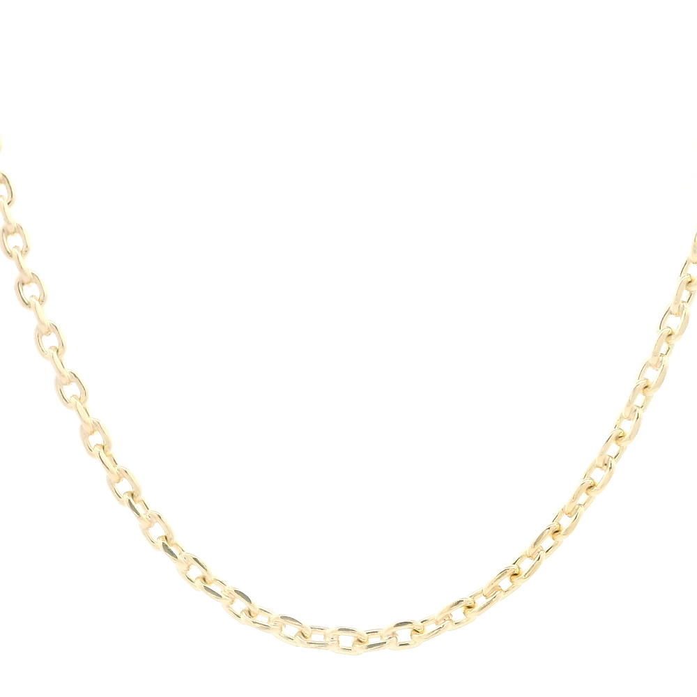 Cadena de Oro amarillo 18K Limada  
