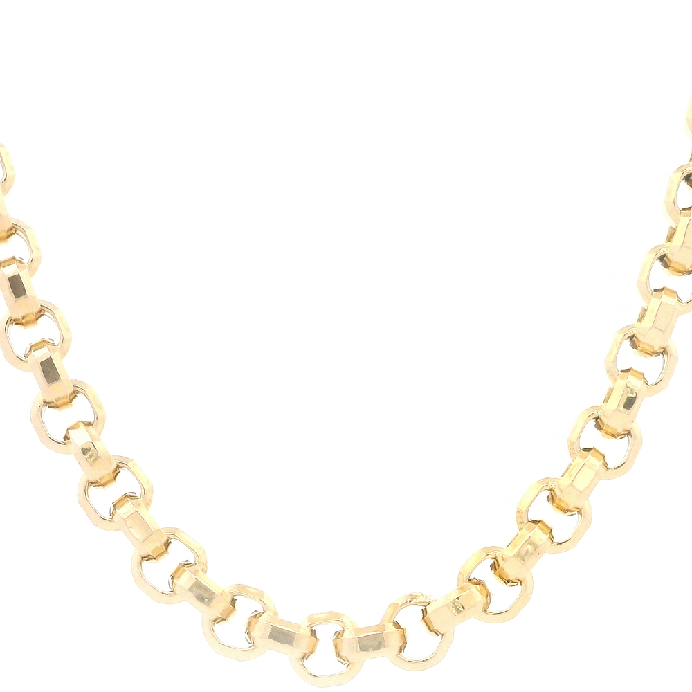 Cadena de Oro Amarillo 18K Rolo   