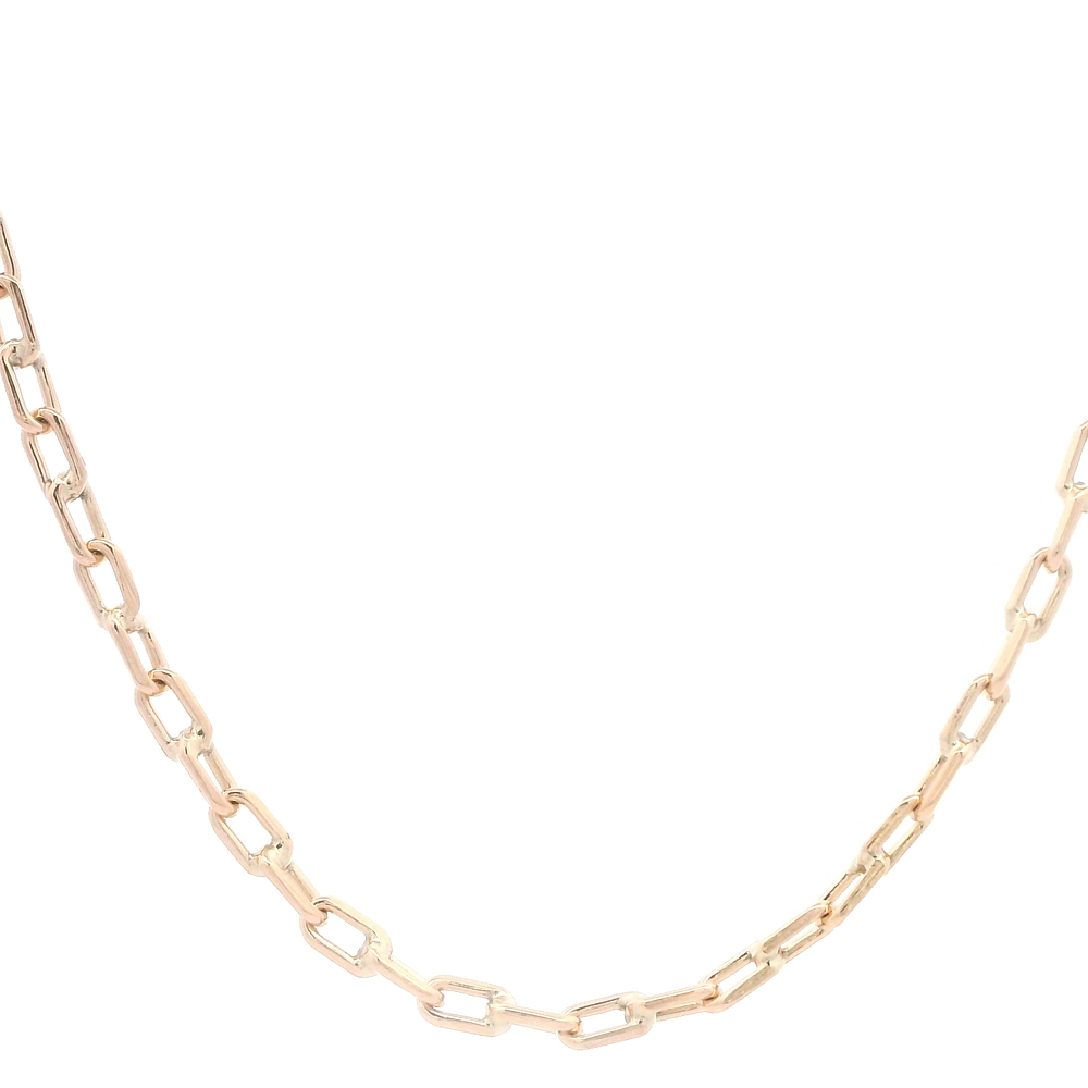 Cadena de Oro Rosado  18KLimada  