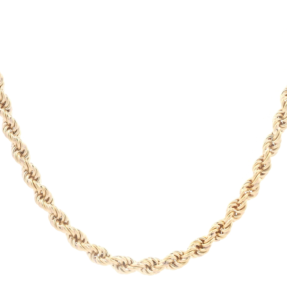 Cadena de Oro Amarillo 18K Tourbillon Tubular  