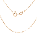 Cadena de Oro Amarillo 18K Limada   