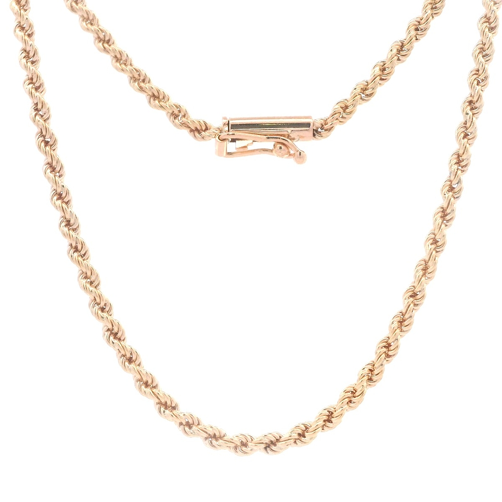 Cadena de Oro Amarillo 18K Tourbillon Tubular  