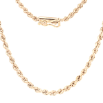 Cadena de Oro Amarillo 18K Tourbillon Tubular 