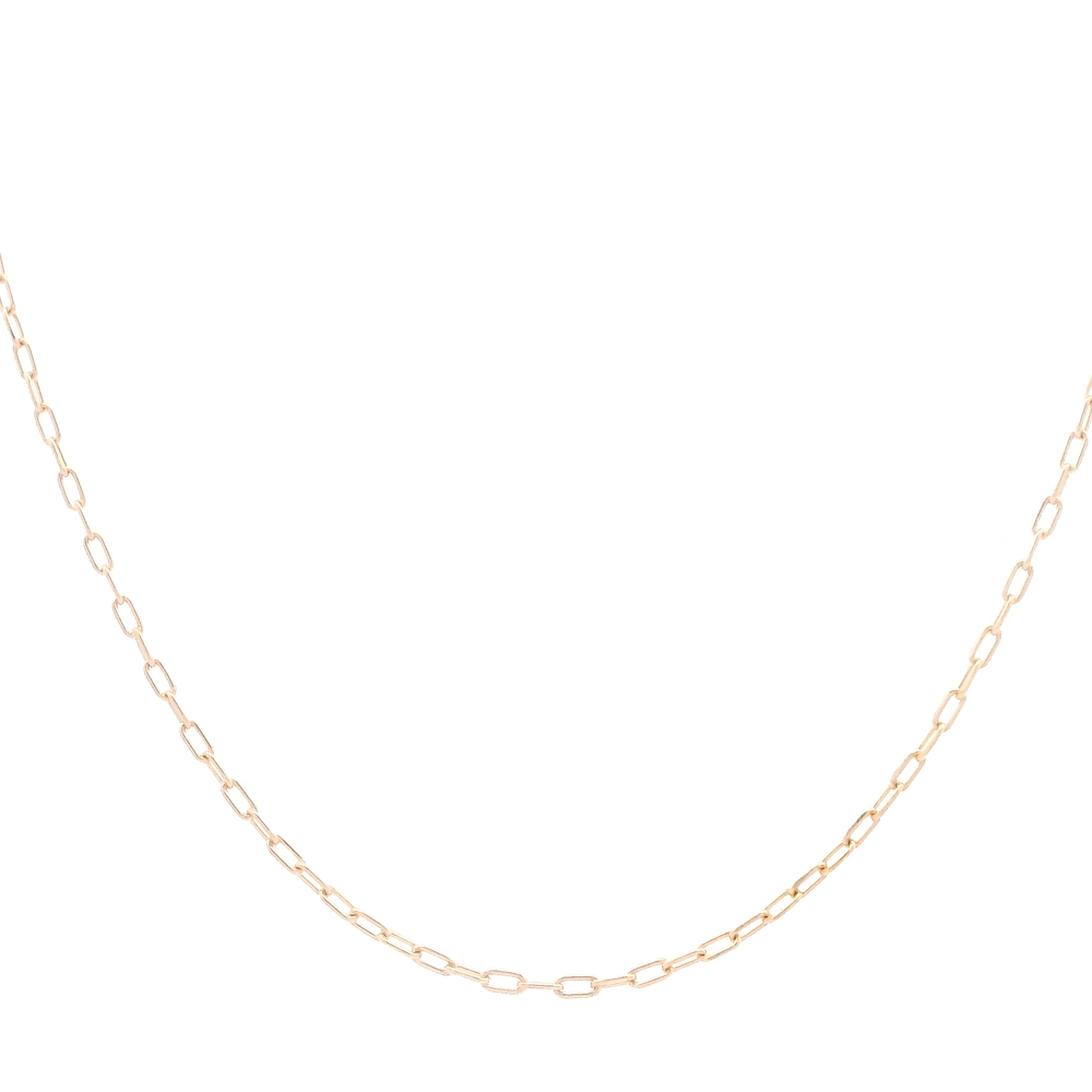 Cadena de Oro Amarillo 18K Limada  