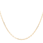 Cadena de Oro Amarillo 18K Limada  