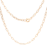Cadena de Oro Rosado  18KLimada  