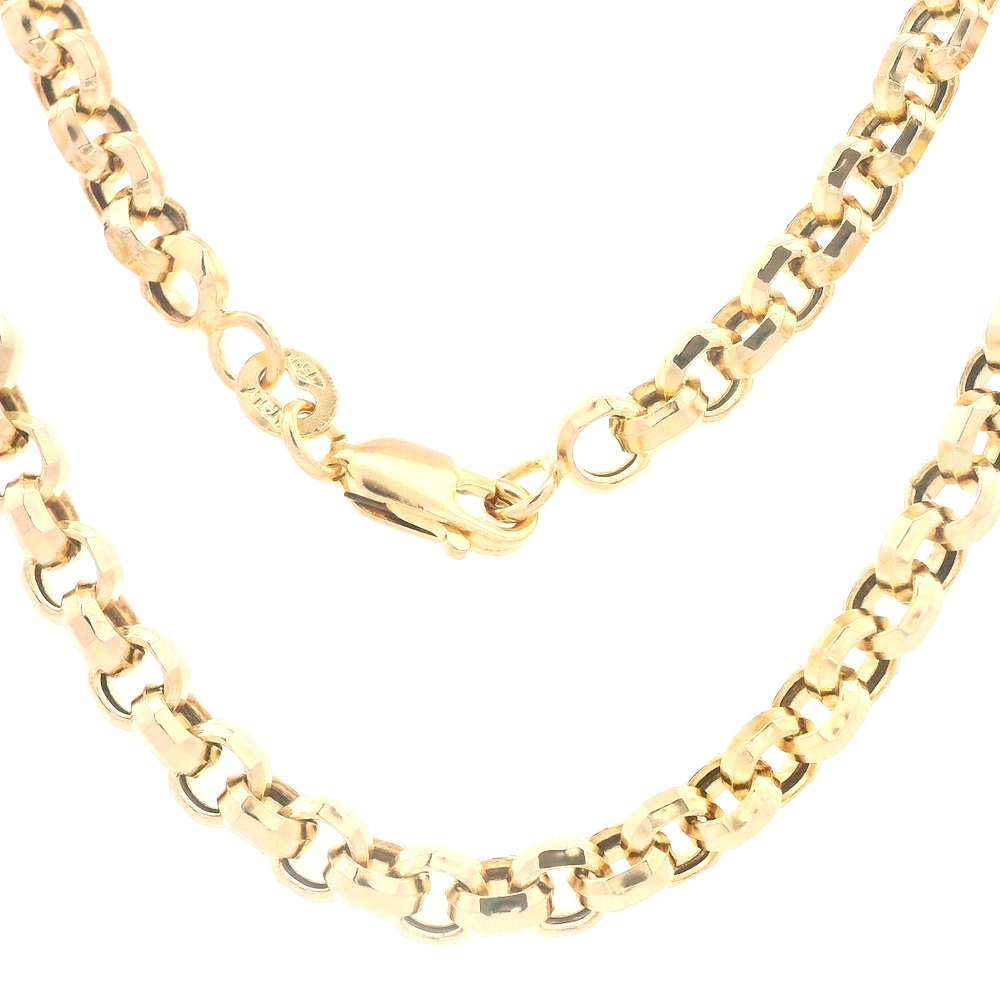 Cadena de Oro Amarillo 18K Rolo   