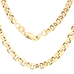 Cadena de Oro Amarillo 18K Rolo   