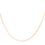 Cadena de Oro Amarillo 18K Limada  