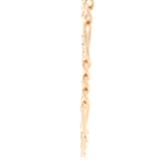 Cadena de Oro Rosado  18KFigaro 3x1  