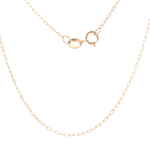 Cadena de Oro Amarillo 18K Limada  