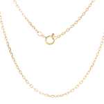 Cadena de Oro Amarillo 18K Limada  