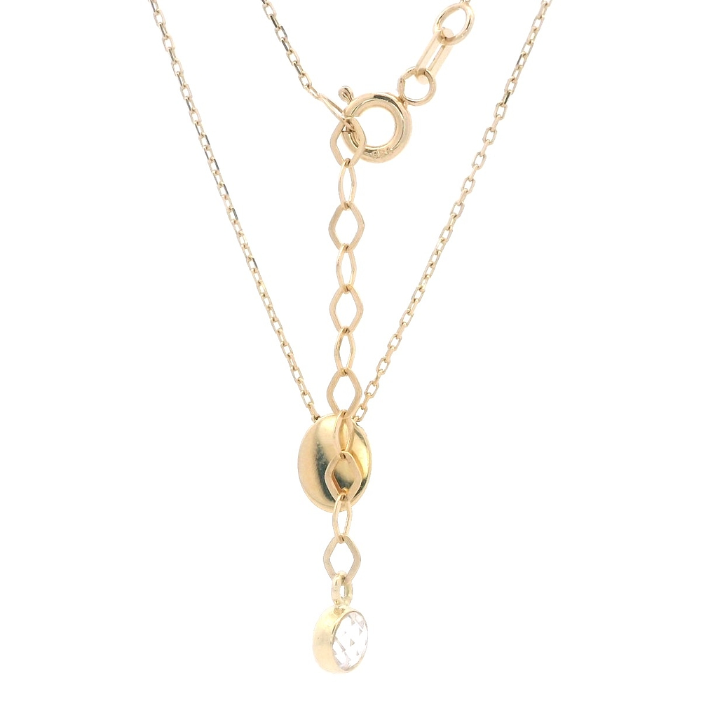 Cadena de Oro Amarillo 18K Rombo Limada 