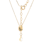 Cadena de Oro Amarillo 18K Rombo Limada 