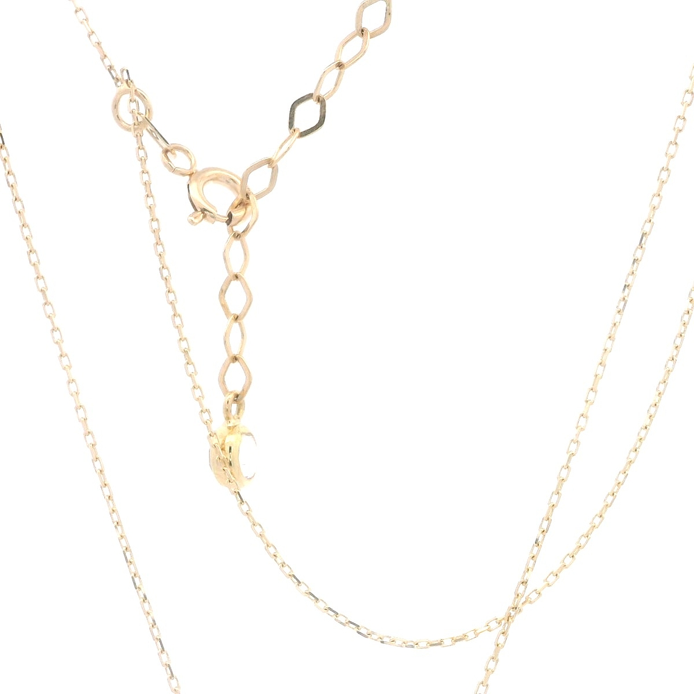 Cadena de Oro Amarillo 18K Limada Gargantilla Doble 