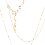 Cadena de Oro Amarillo 18K Limada Gargantilla Doble 