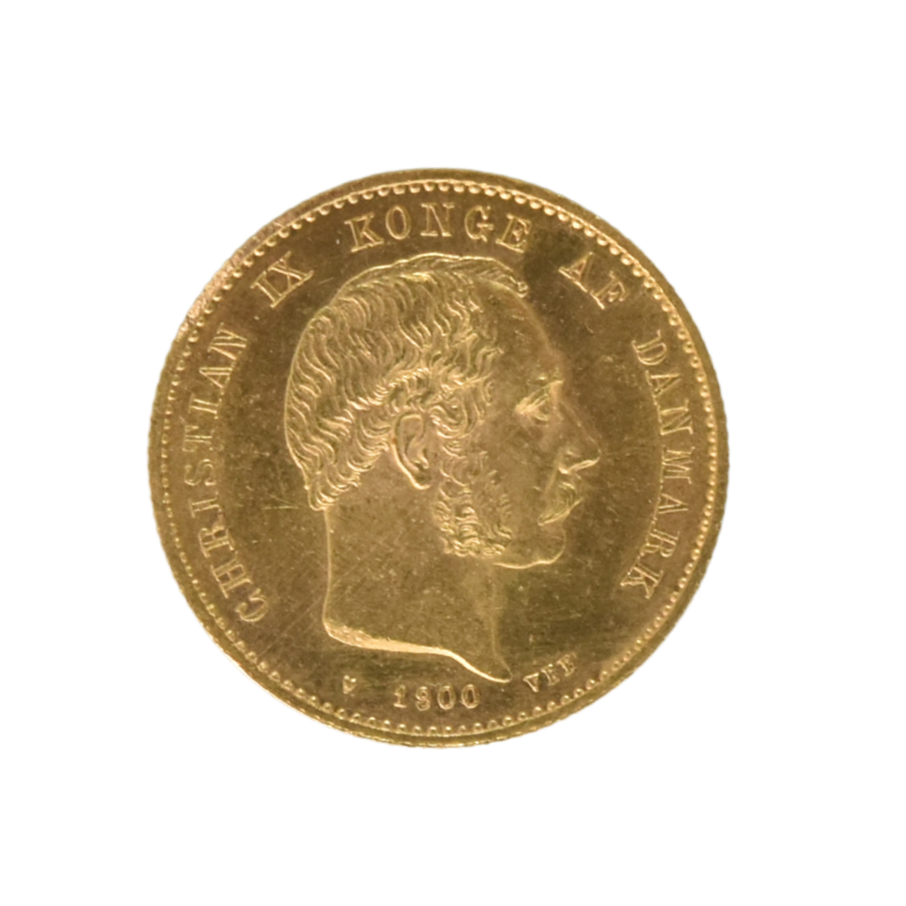 Moneda de Oro 20 Coronas Dinamarca 1900 – Christian IX