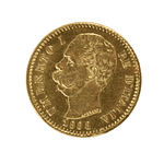 Moneda de Oro 20 Liras Italia 1888 – Umberto I 