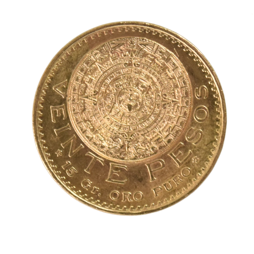 Moneda de Oro 20 Pesos México 1959 – Calendario Azteca