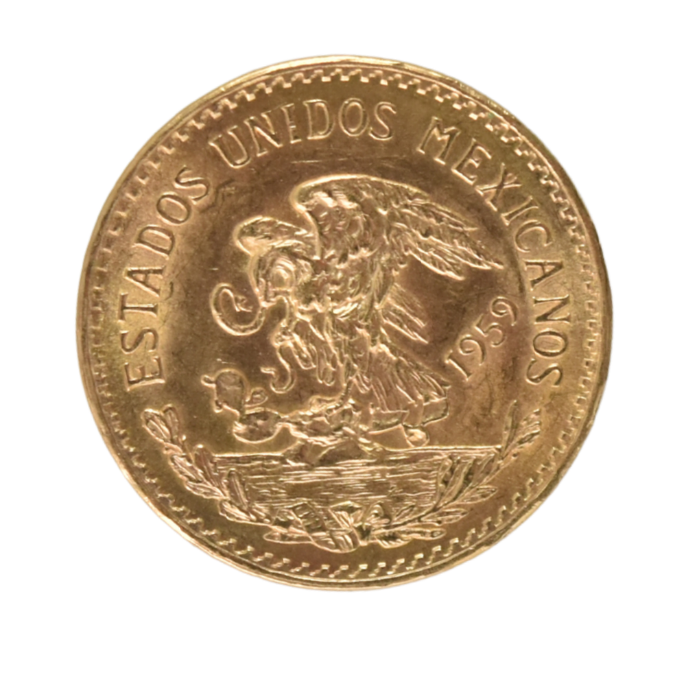 Moneda de Oro 20 Pesos México 1959 – Calendario Azteca