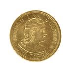Moneda de Oro 1 Libra Perú – Año al Azar