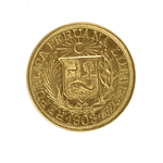 Moneda de Oro 1 Libra Perú – Año al Azar