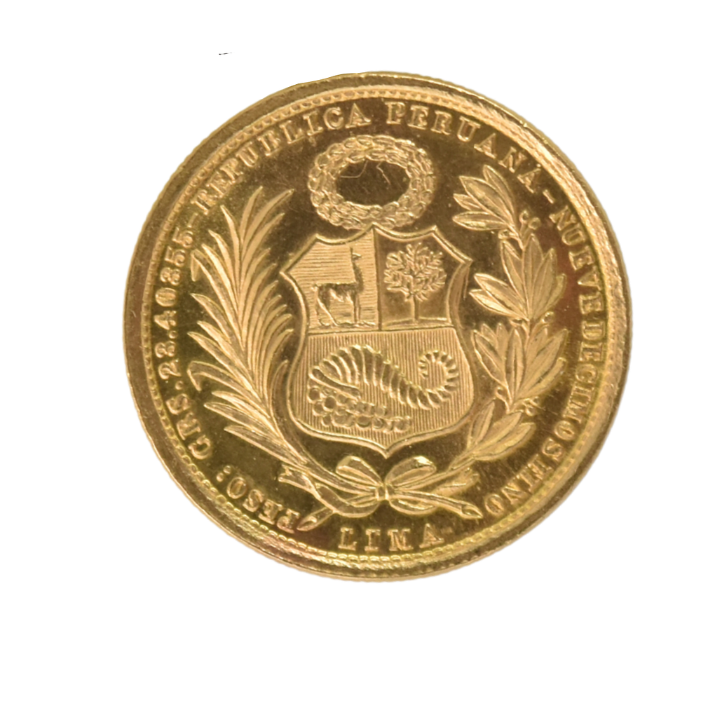 Moneda de Oro 50 Soles Perú – Año 1960