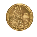 Moneda de Oro 50 Soles Perú – Año 1960