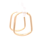 Aros de Oro Amarillo 18K Campana con Cierre Criollo