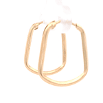 Aros de Oro Amarillo 18K Campana con Cierre Criollo