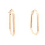 Aros de Oro Amarillo 18K Campana con Cierre Criollo