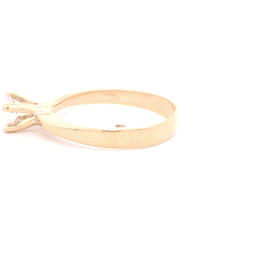 Anillo de Oro Amarillo 18K Solitario con Diamante